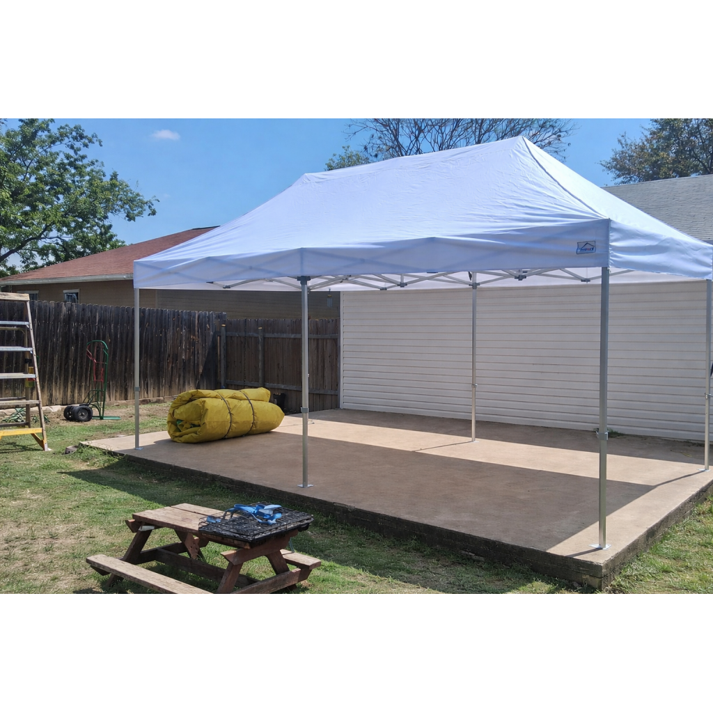10×20 Canopy + 3Tables 18Chairs 3